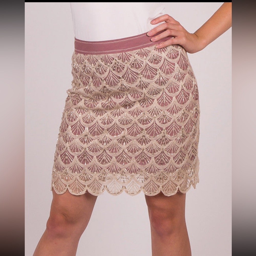 RYU Lace Overlay Skirt